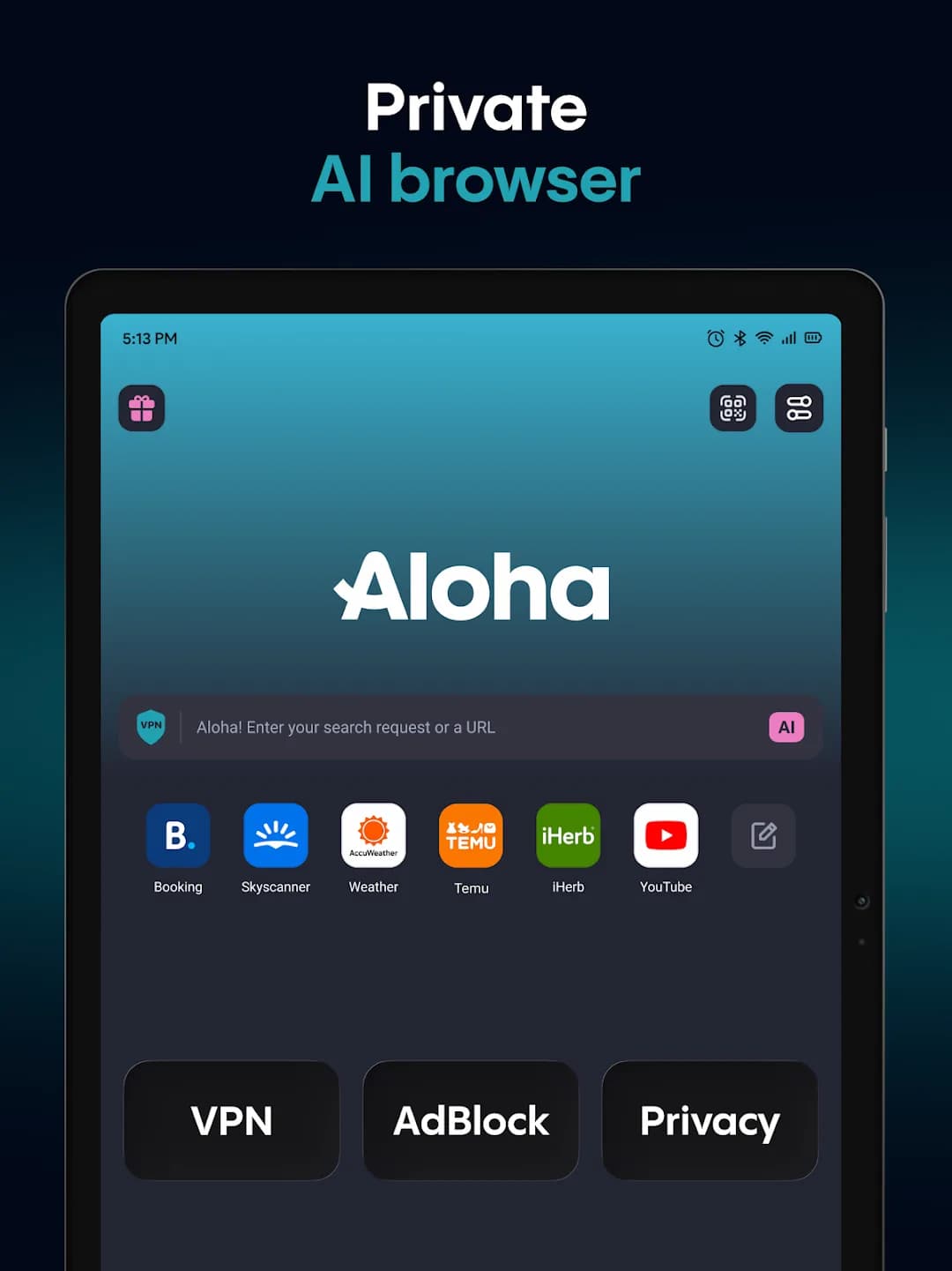 Aloha Browser مهكر — لقطة شاشة 7
