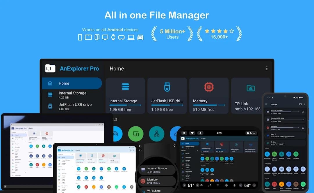 AnExplorer Pro — Captura de pantalla 1