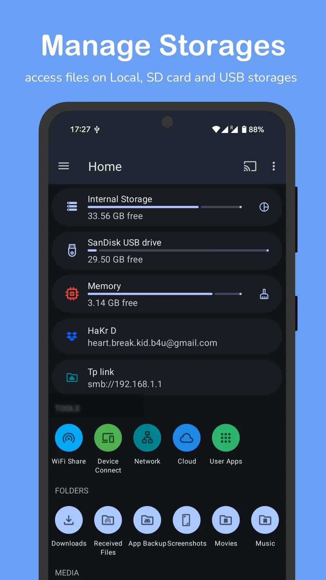 AnExplorer Pro — Captura de pantalla 2
