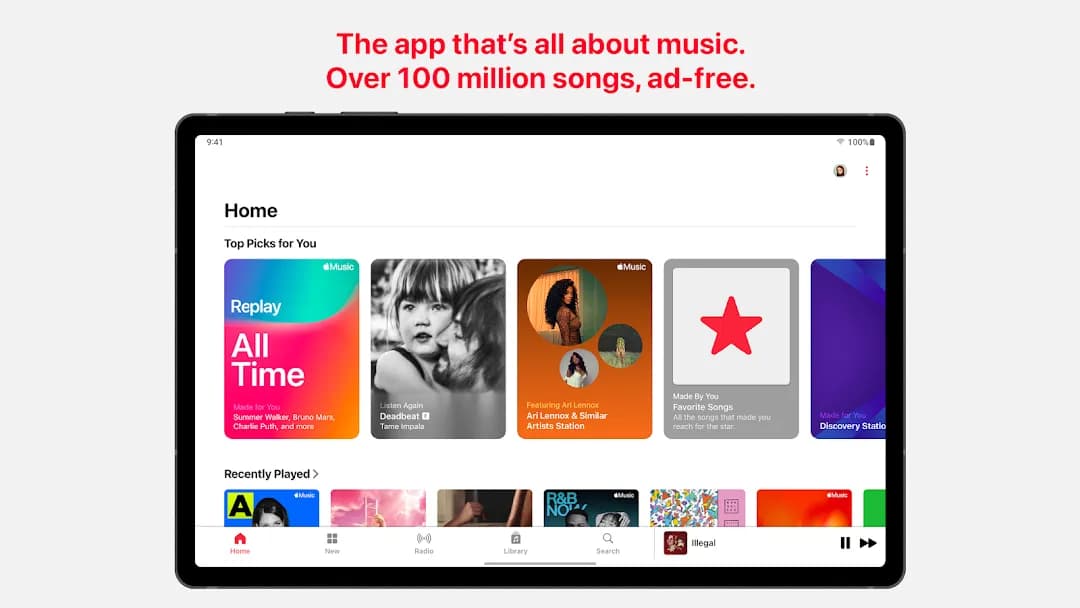 Apple Music مهكر — لقطة شاشة 5