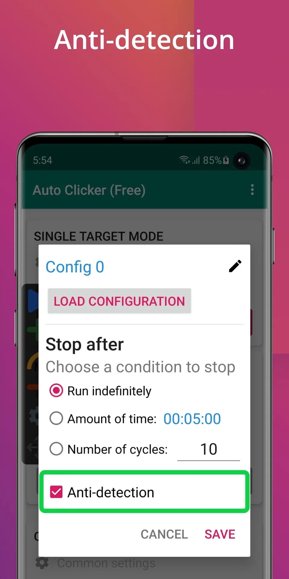 Auto Clicker مهكر — لقطة شاشة 5