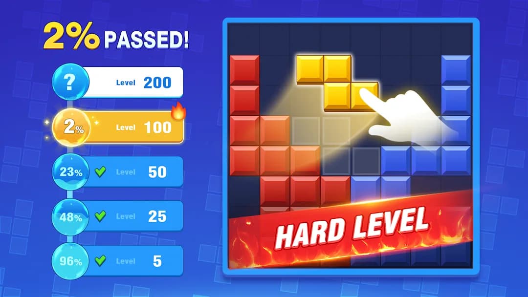 Block Blast مهكر — لقطة شاشة 8