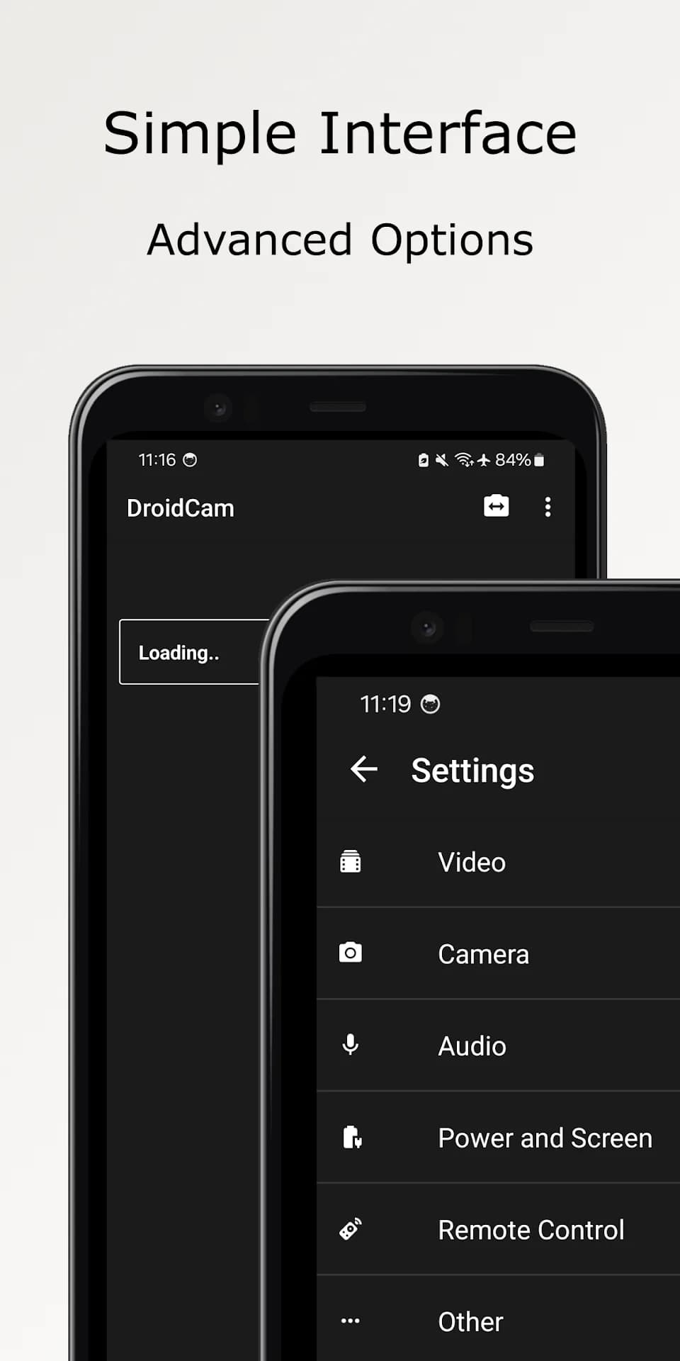 DroidCam OBS — Screenshot 2