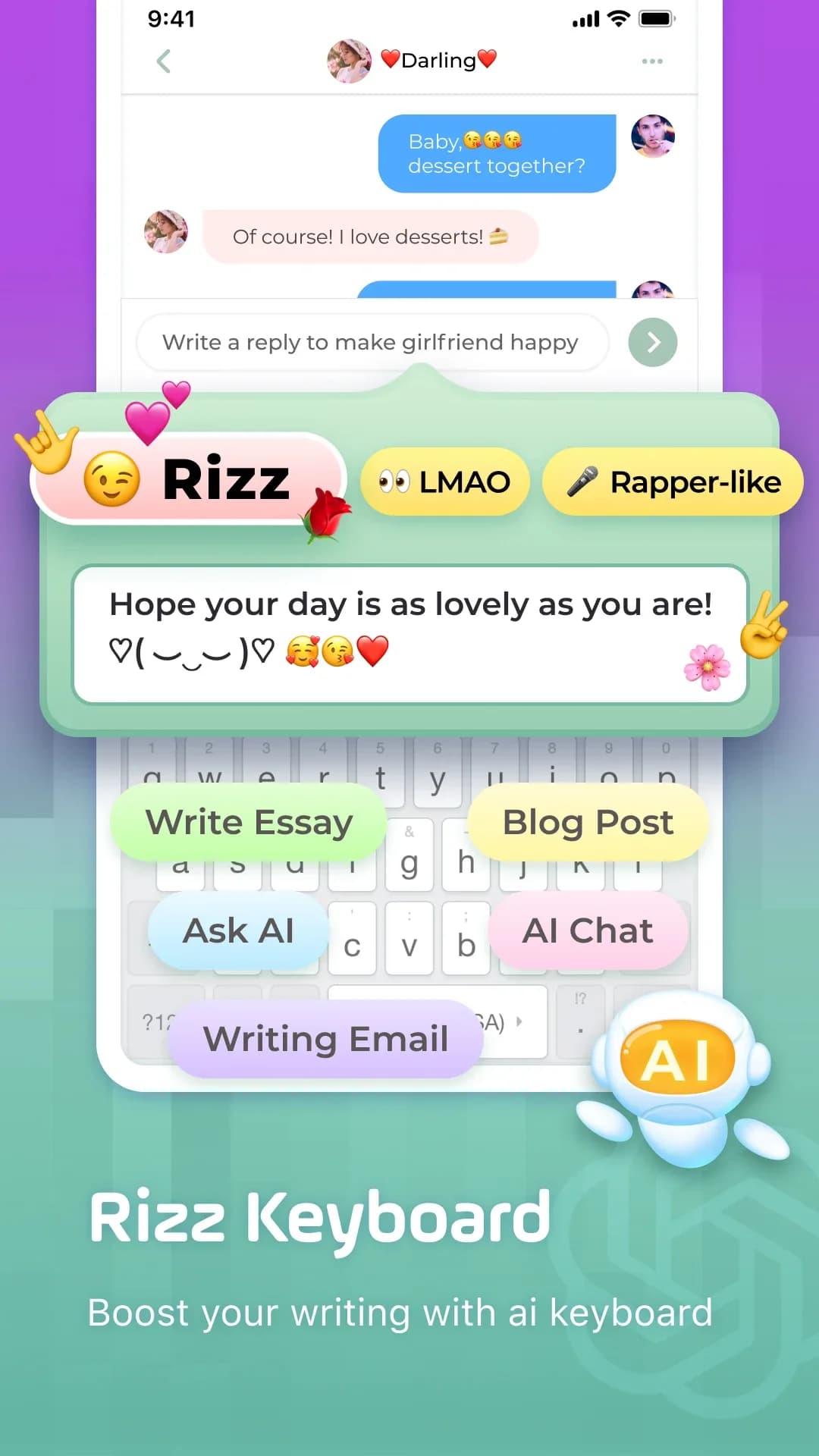 Facemoji Keyboard — Captura de pantalla 2