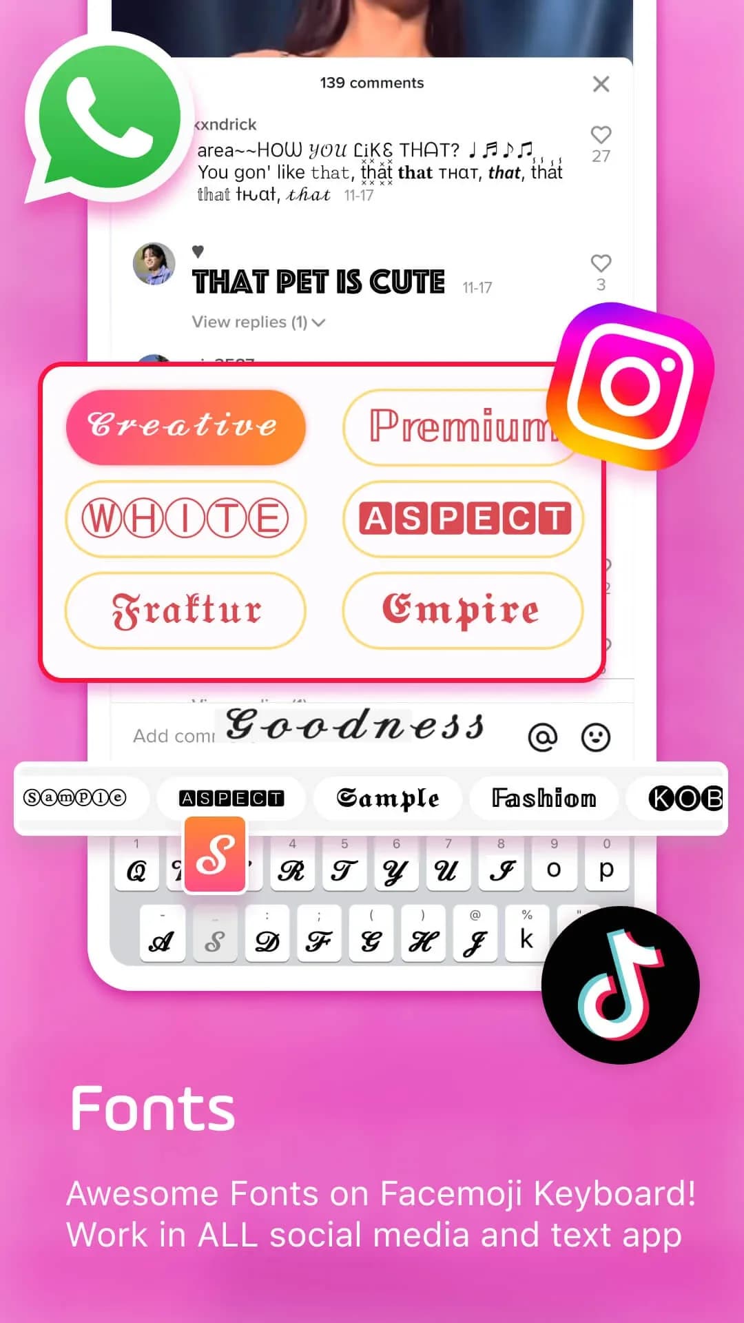 Facemoji Keyboard — Captura de pantalla 4