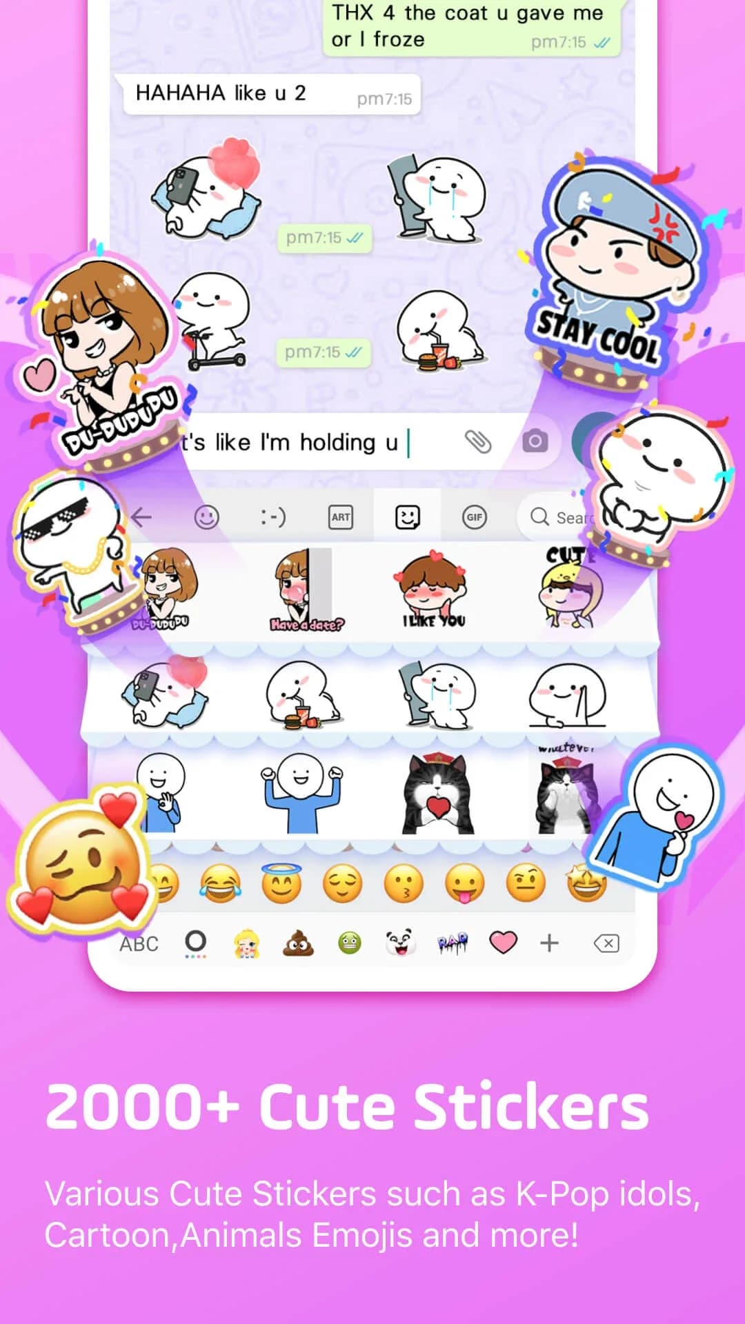 Facemoji Keyboard — Captura de pantalla 7