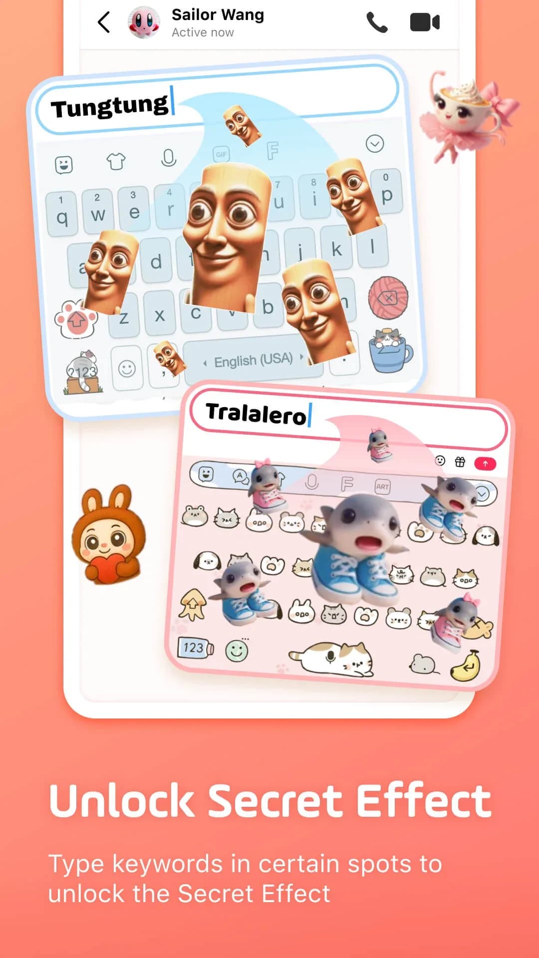 Facemoji Keyboard — Captura de pantalla 8