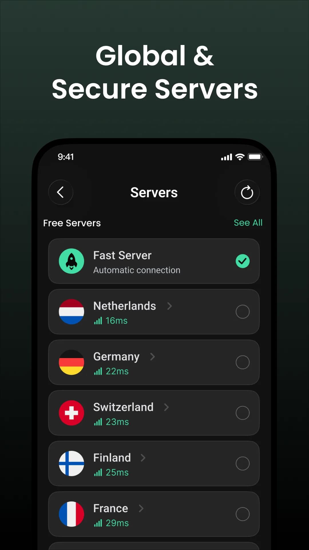 Fast VPN — Captura de tela 2