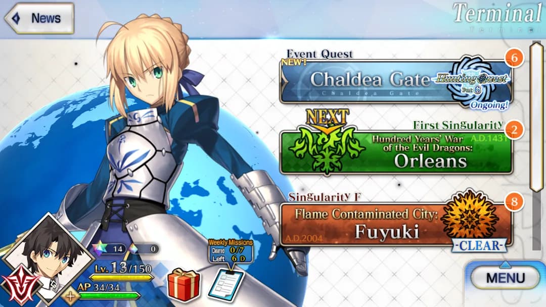 Fate/Grand Order — Captura de tela 6
