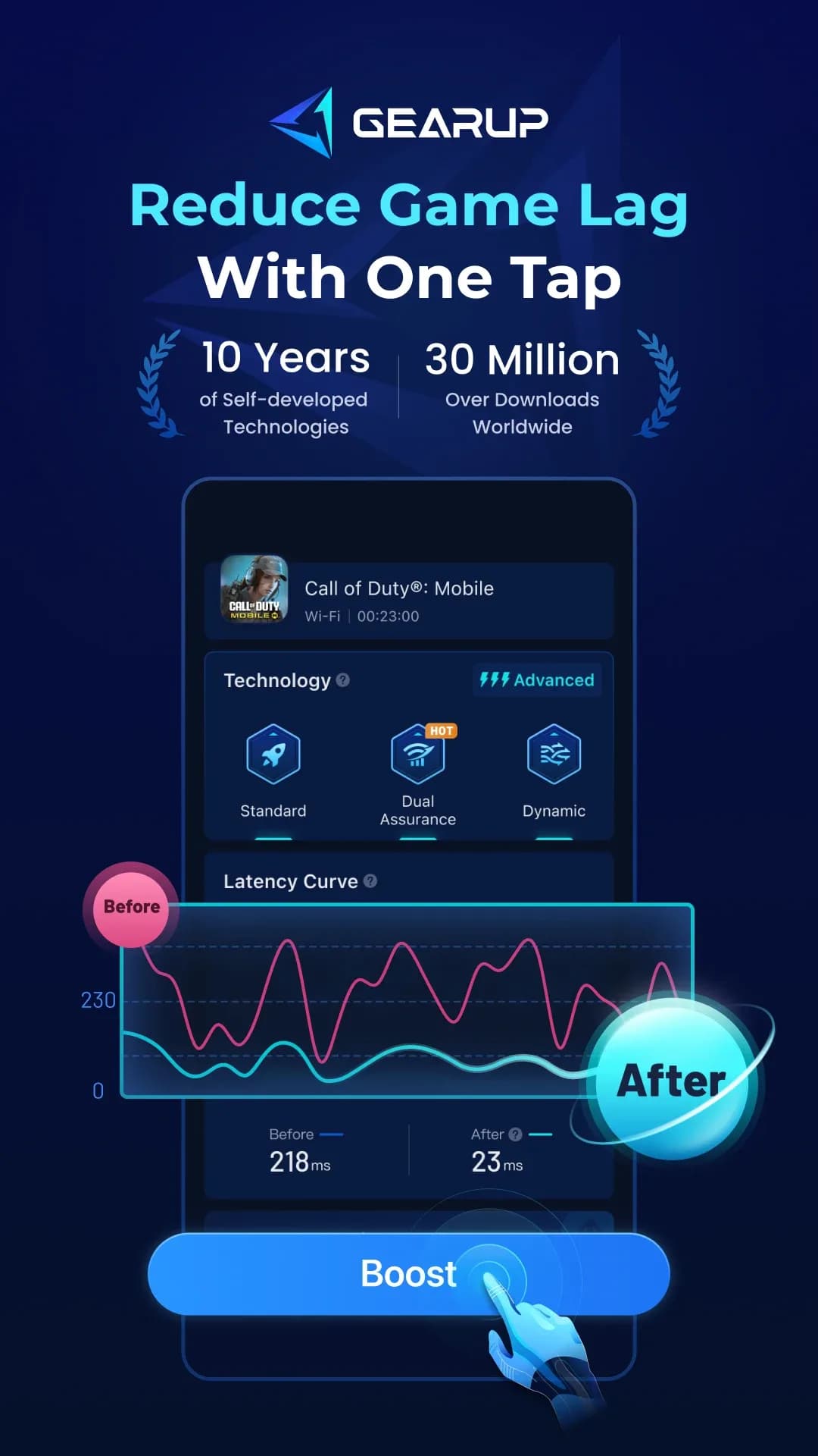 GearUP Booster — Screenshot 1