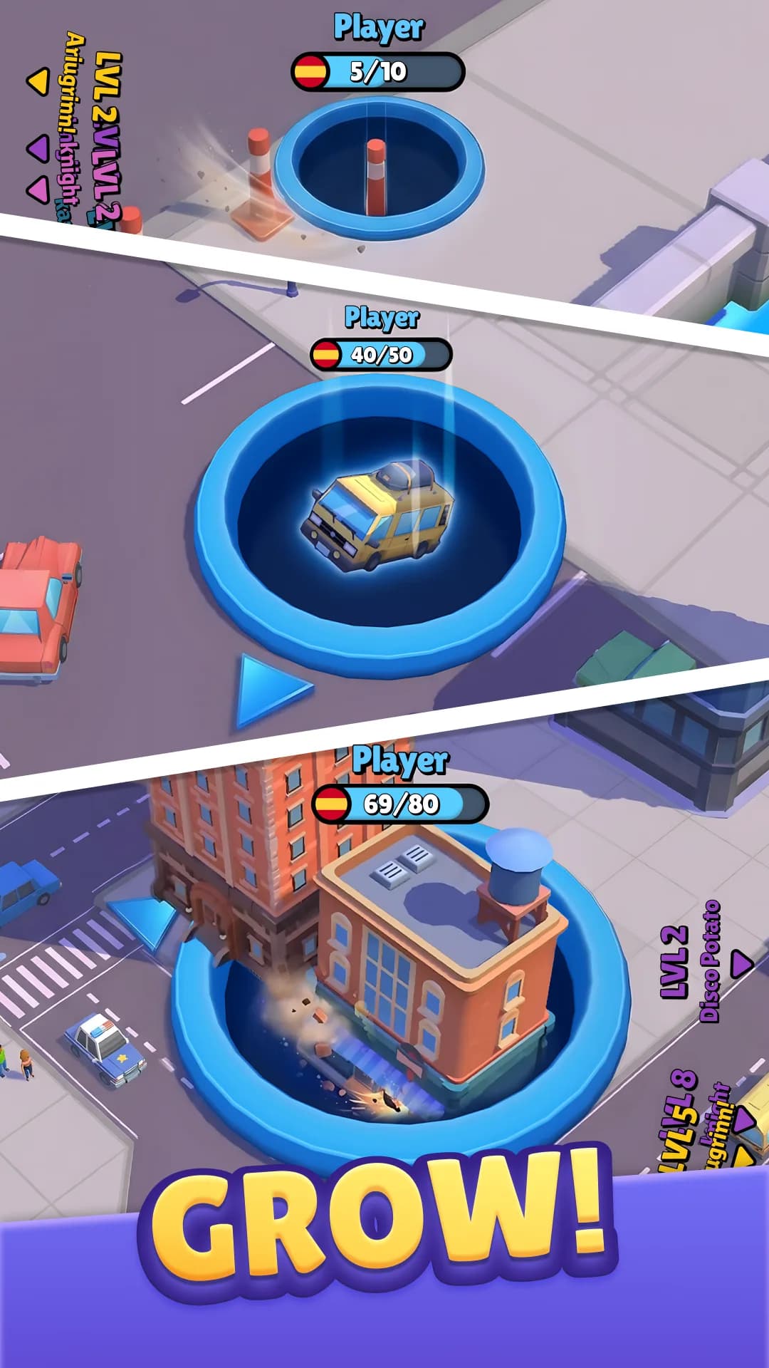 Hole.io — Screenshot 2
