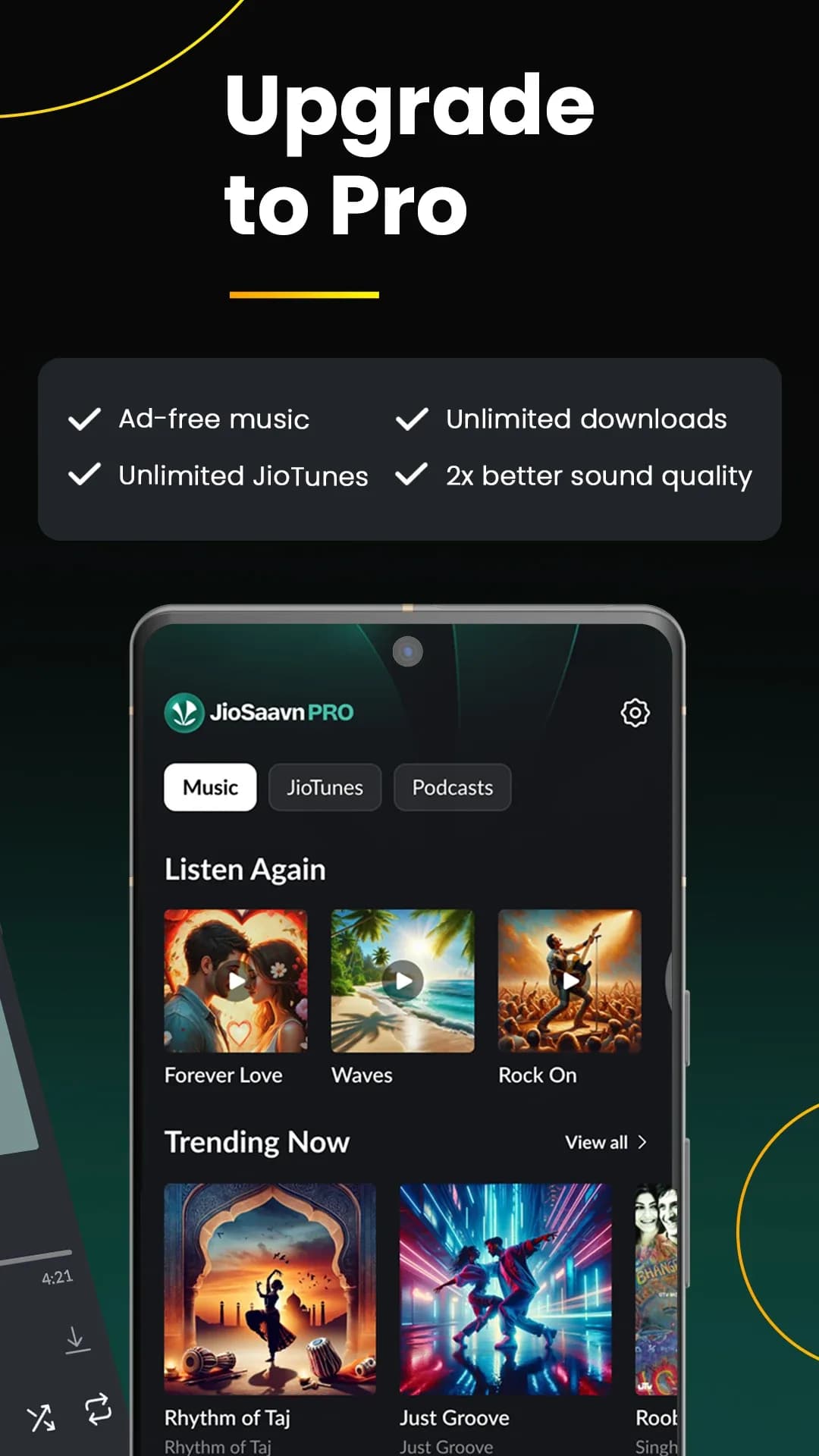 JioSaavn — Capture d’écran 8
