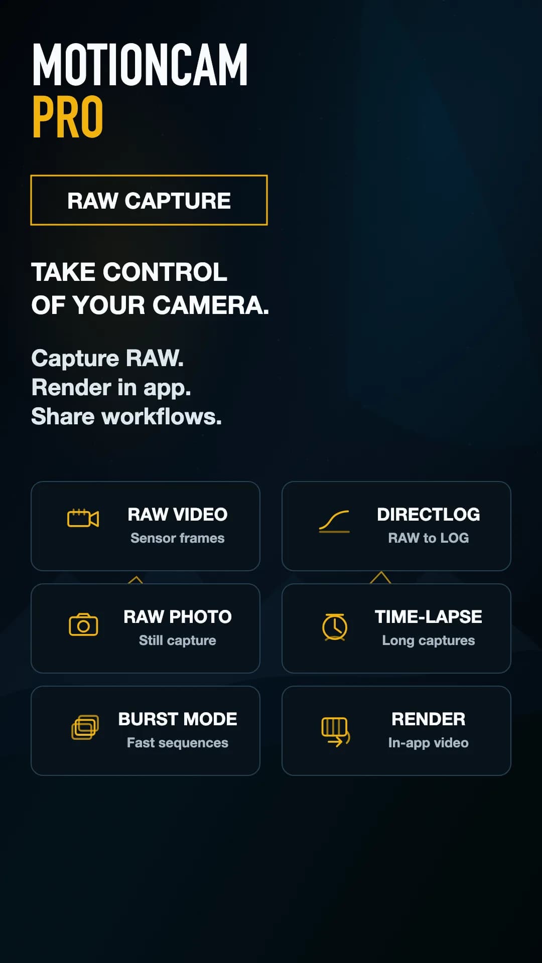 MotionCam Pro — Captura de tela 1