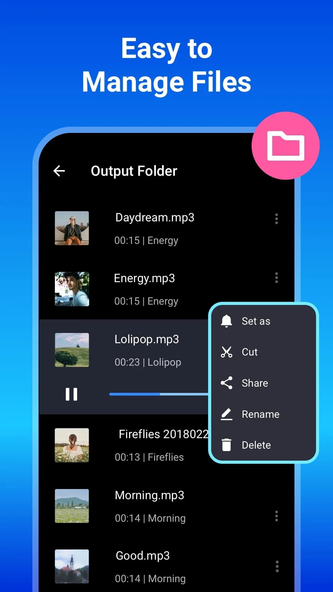 MP3 Cutter — Captura de tela 8