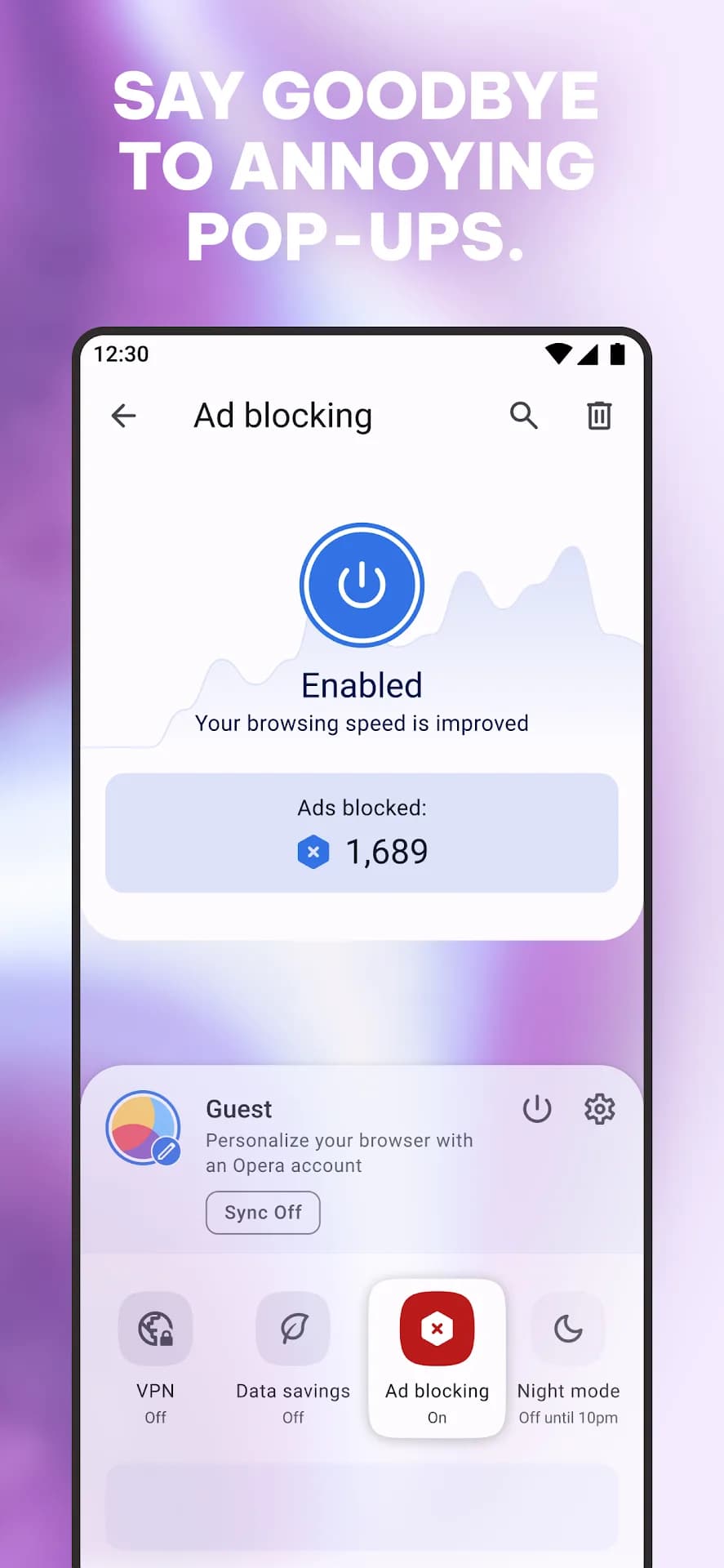 Opera Browser مهكر — لقطة شاشة 3