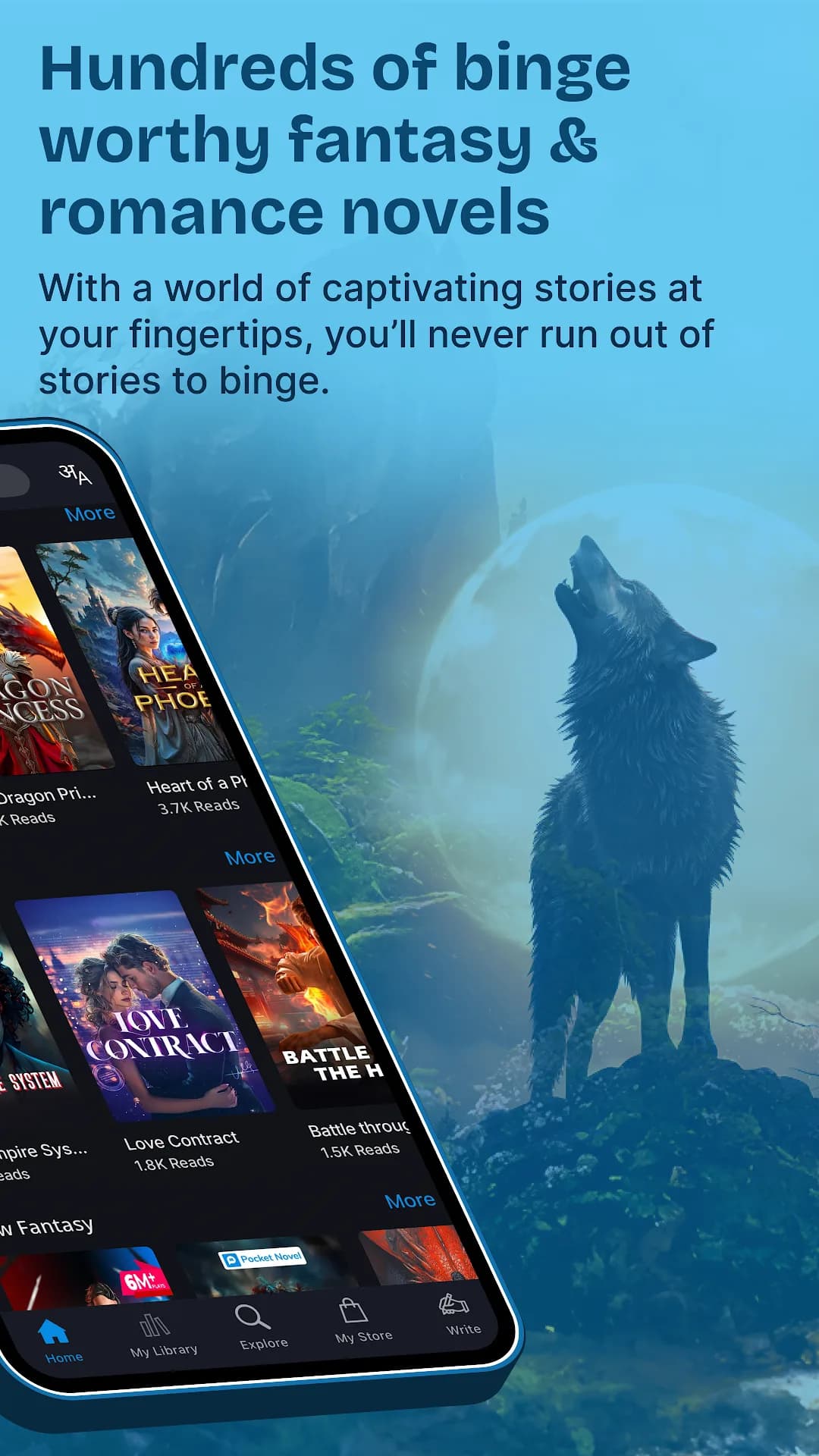 Pocket Novels — Captura de pantalla 2