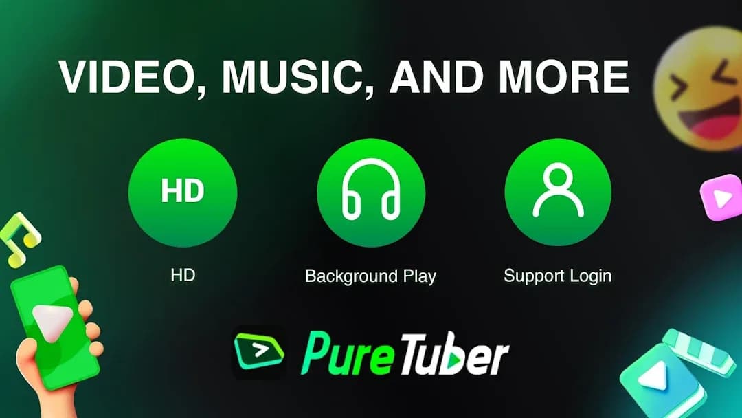 Pure Tuber مهكر — لقطة شاشة 1