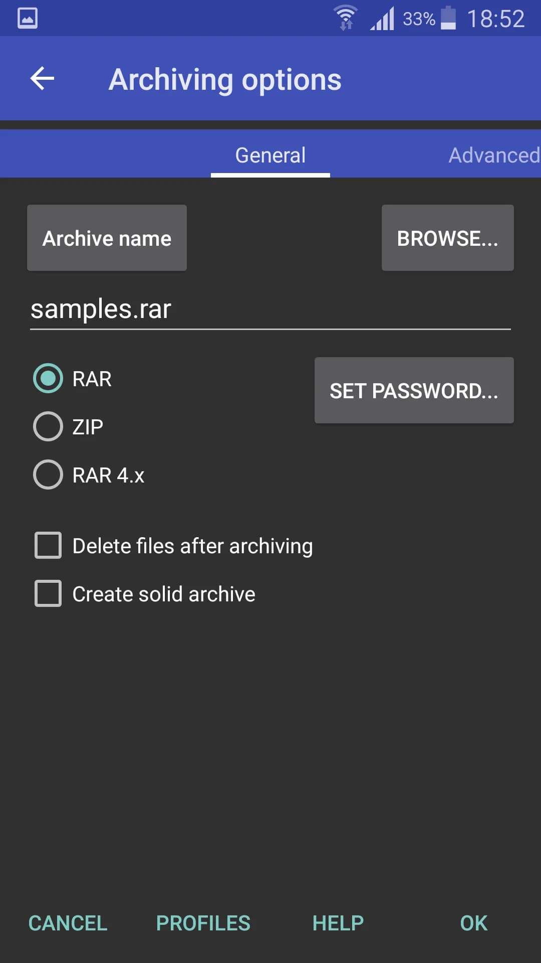 RAR — Screenshot 4