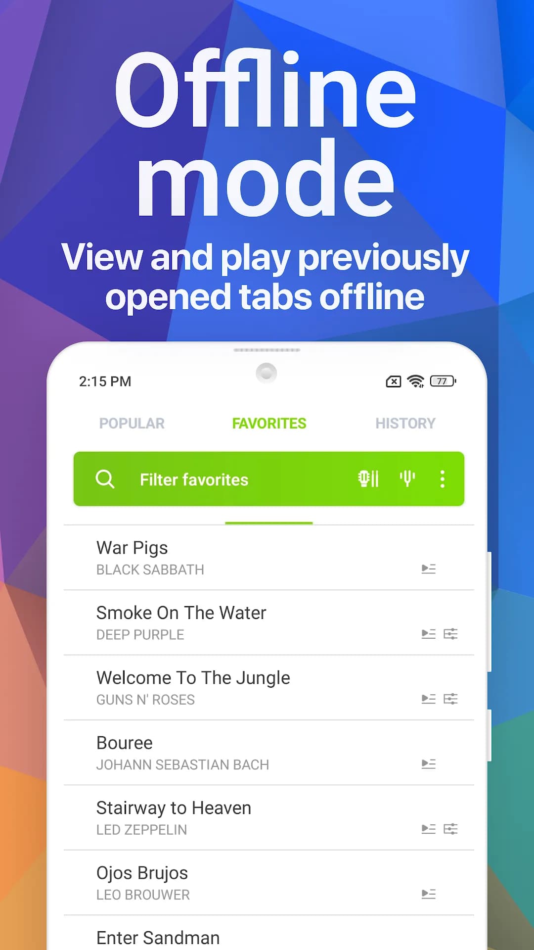 Songsterr — Screenshot 2