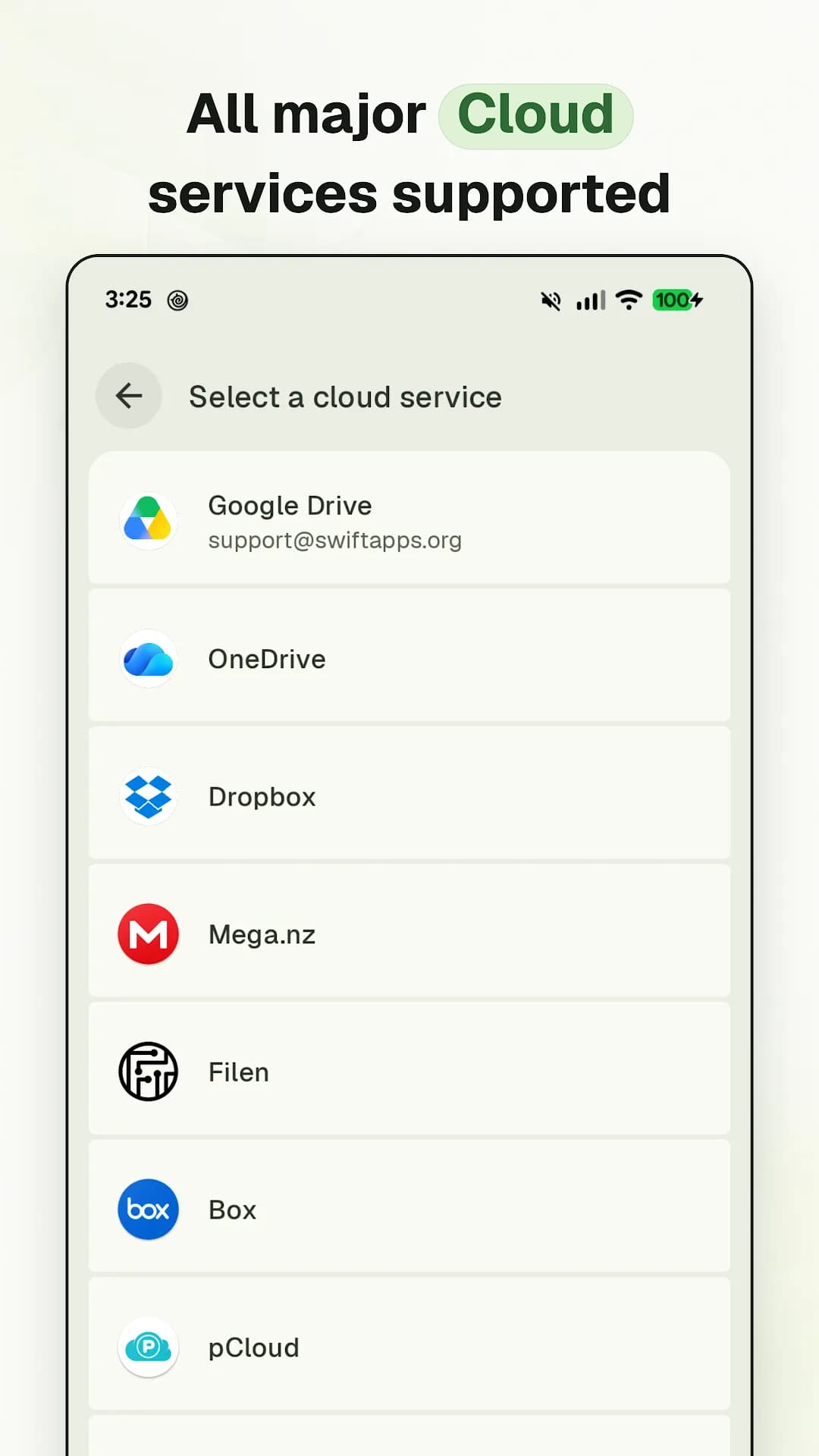 Swift Backup — Capture d’écran 3