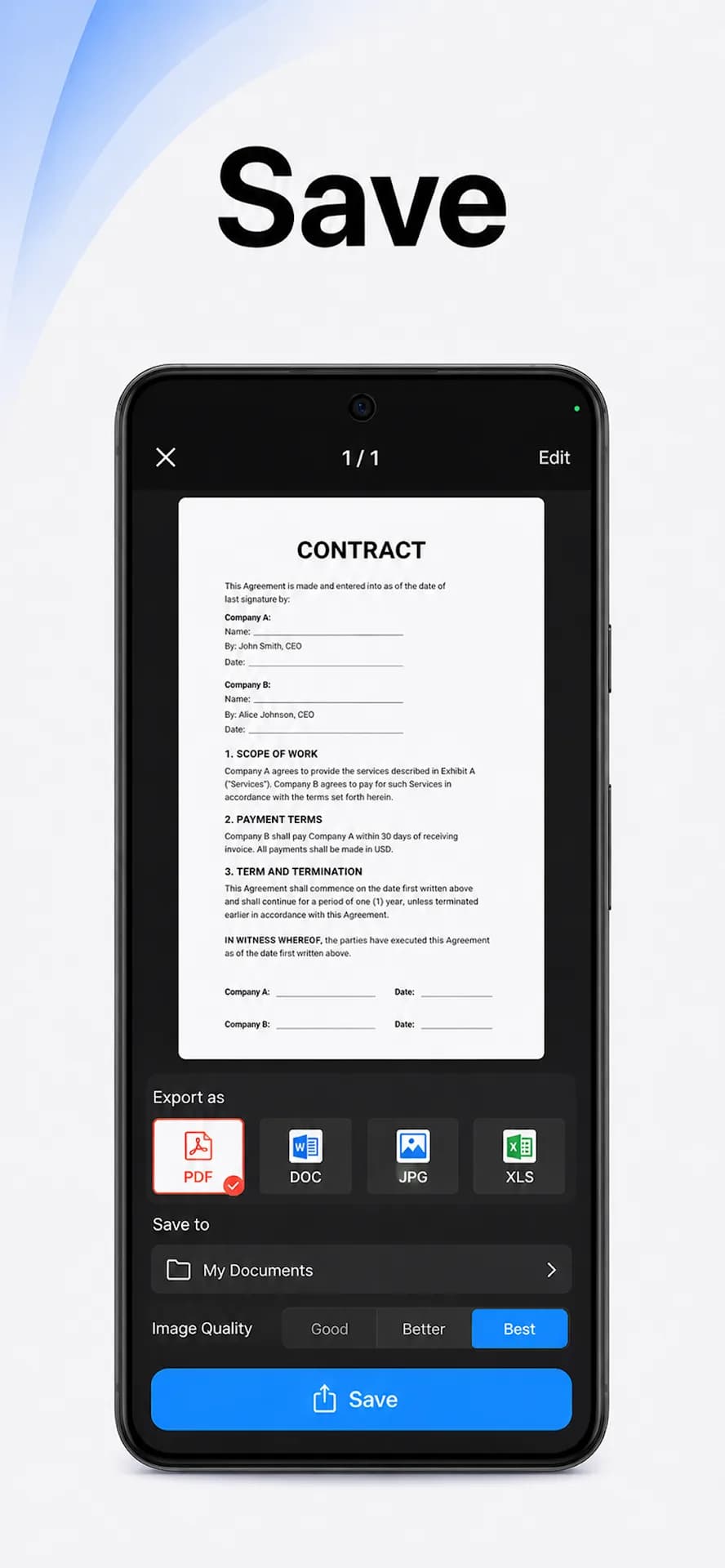 TapScanner — Captura de tela 2