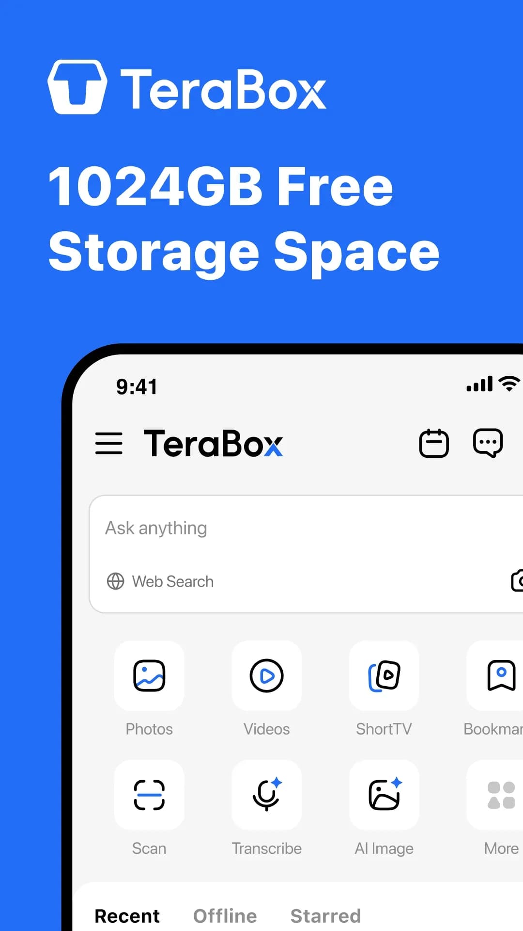 Terabox — Captura de pantalla 1
