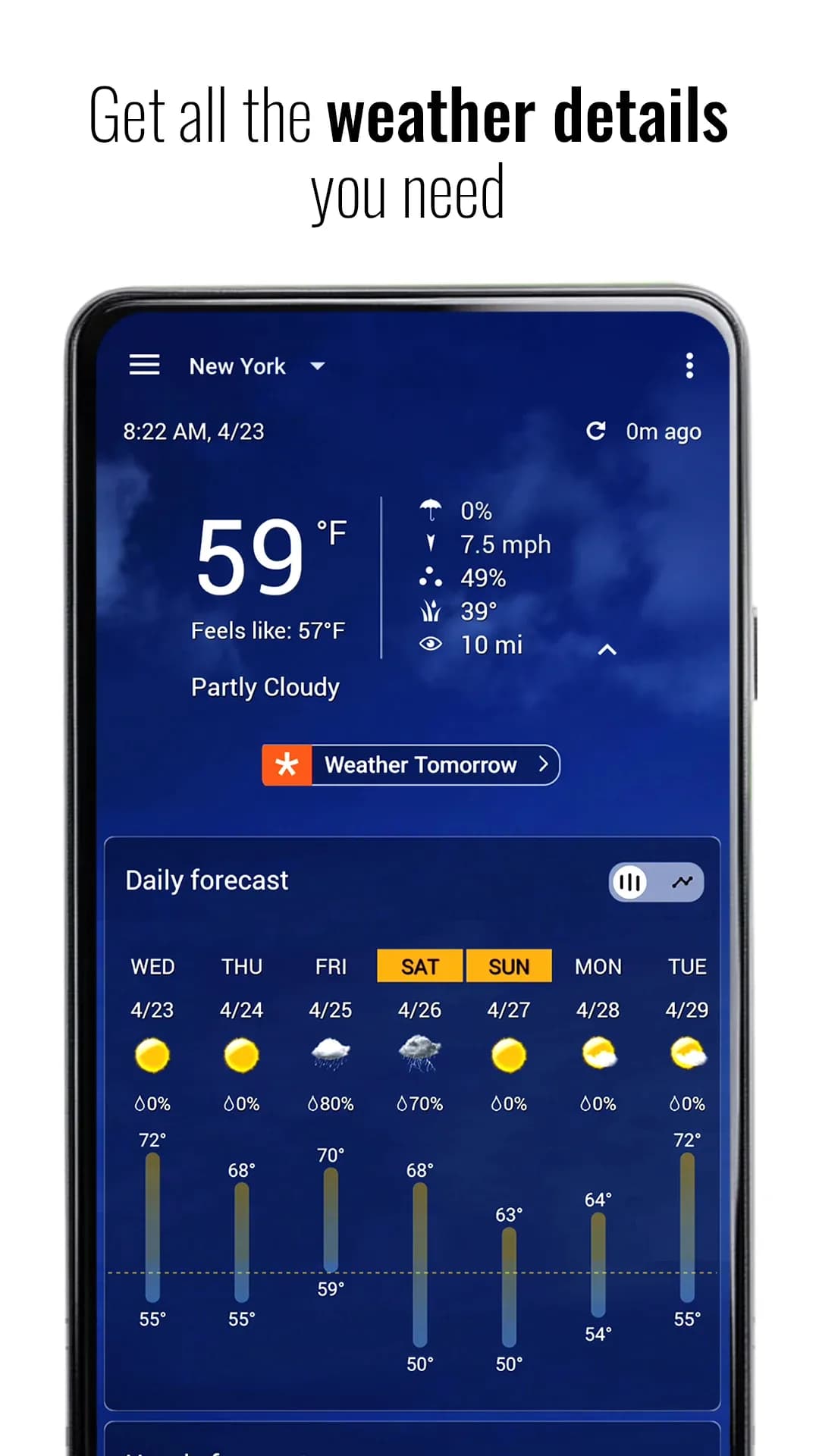 Transparent Weather — Screenshot 3