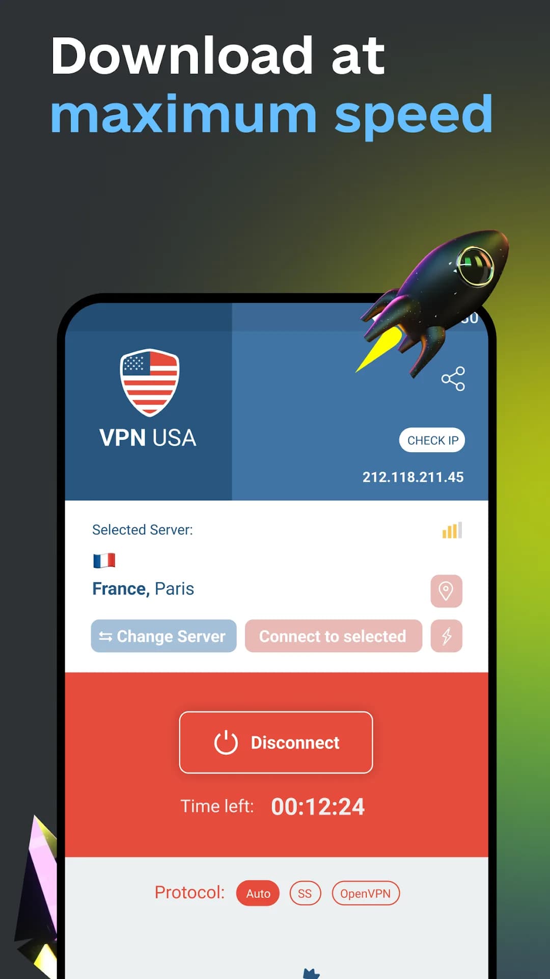 USA VPN — Capture d’écran 3