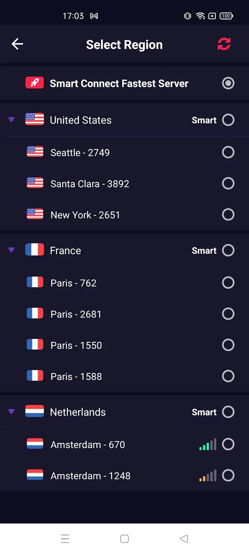 VPN Inf — Captura de tela 2